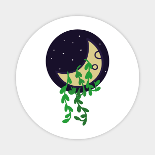 Plant on The Moon Magnet